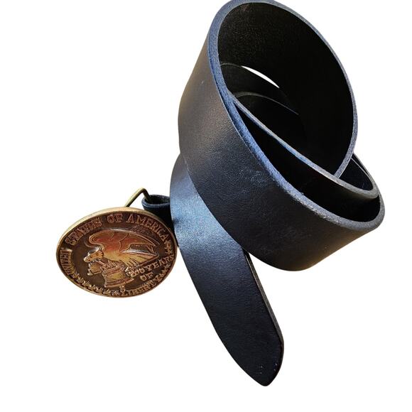 VTG United States of America 200 Years of Liberty Detachable Buckle & Black Belt - Picture 3 of 5